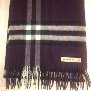 Burberry cashmere scarf
